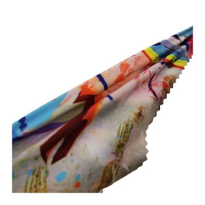 92% polyester 8%spandex 4 way stretch plain printed fabric screen printing digital print hot sublimation paper print workable